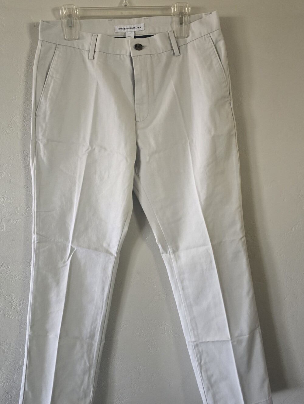 Amazon Essentials Men’s White Chino Pants - Straight Fit
